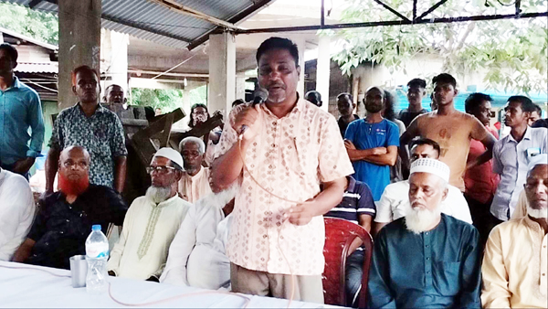 দোয়ারাবাজারে অবৈধ স্থাপনা উচ্ছেদের লক্ষে মতবিনিময় সভা