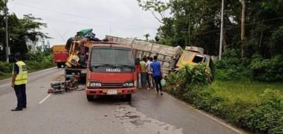 ওসমানীনগরে ভয়াবহ সড়ক দুর্ঘটনা, আহত ৩