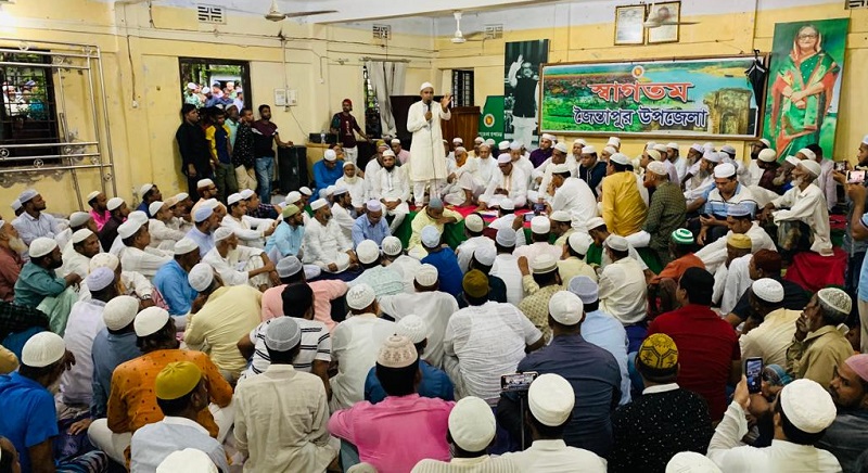 সিলেট-তামাবিল সড়কে বাস বর্জনে একাট্টা জৈন্তিয়া ১৭ পরগণা
