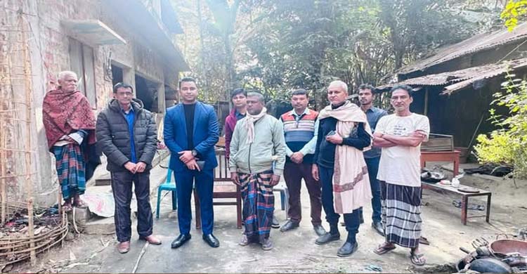 গোয়াইনঘাটে অ গ্নিকা ণ্ডে বসতঘর ধ্বং*স, প্রশাসনের সহায়তা আশ্বাস
