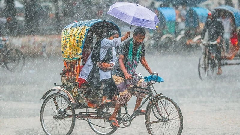 সিলেট বিভাগে ভারি বর্ষণের শ'ঙ্কা