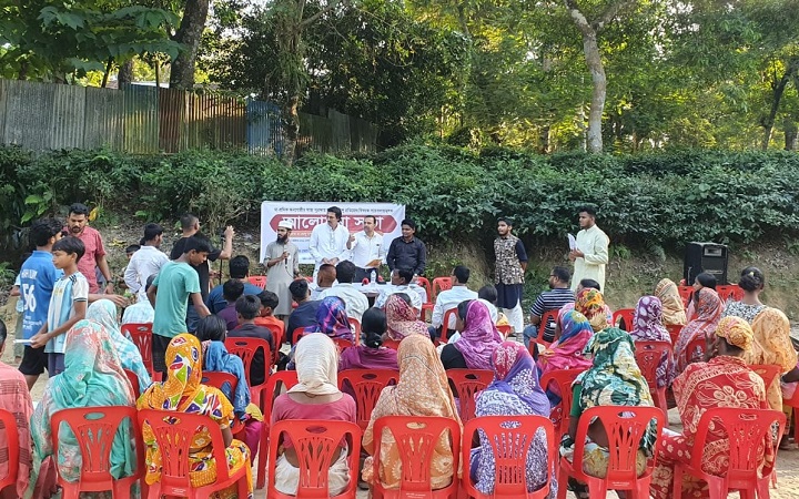 তারাপুর চা বাগানে হাম ও ডেঙ্গু প্রতিরোধে সচেতনতামূলক সভা