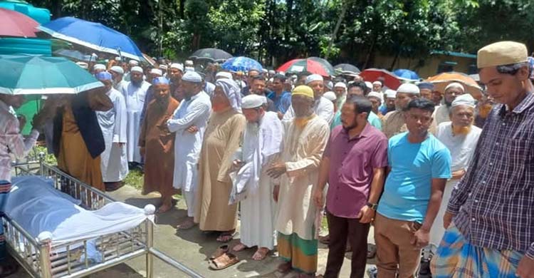 ছাতকে সাংবাদিক মুশাহিদ আলীর চাচা মাওলানা আবদুর রশিদের দাফন সম্পন্ন।
