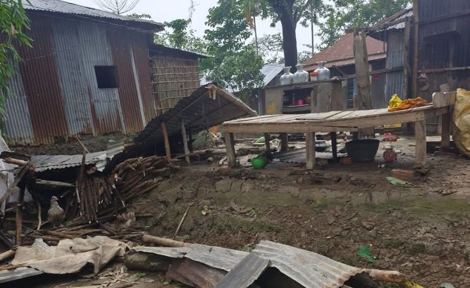 গোয়াইনঘাটে কা*লবৈশাখী ঝ*ড়ে ব্যাপক ক্ষ*তি