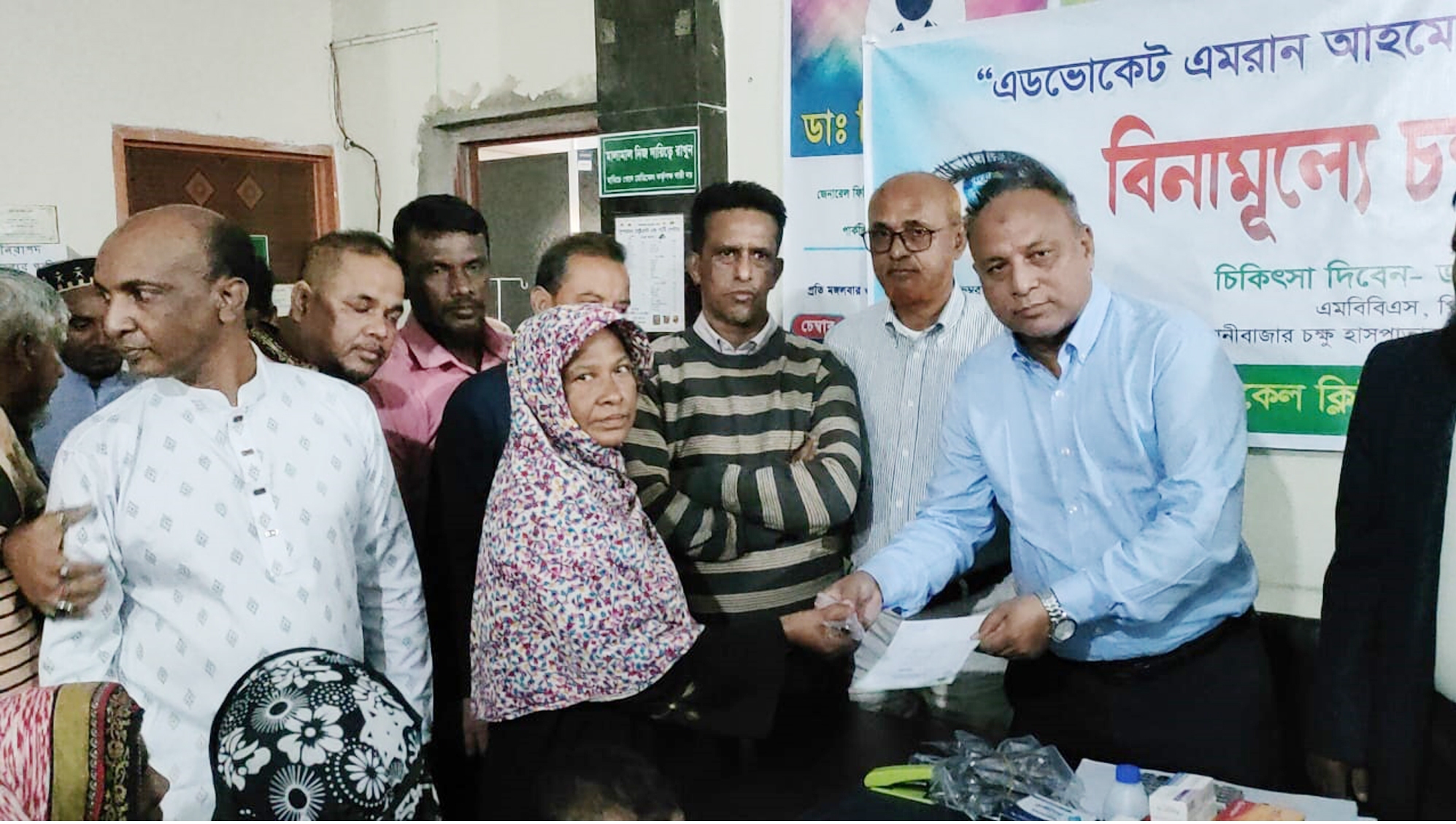 এমরান চৌধুরীর উদ্যোগে চিকিৎসাসেবা পেলেন গোলাপগঞ্জের মানুষ