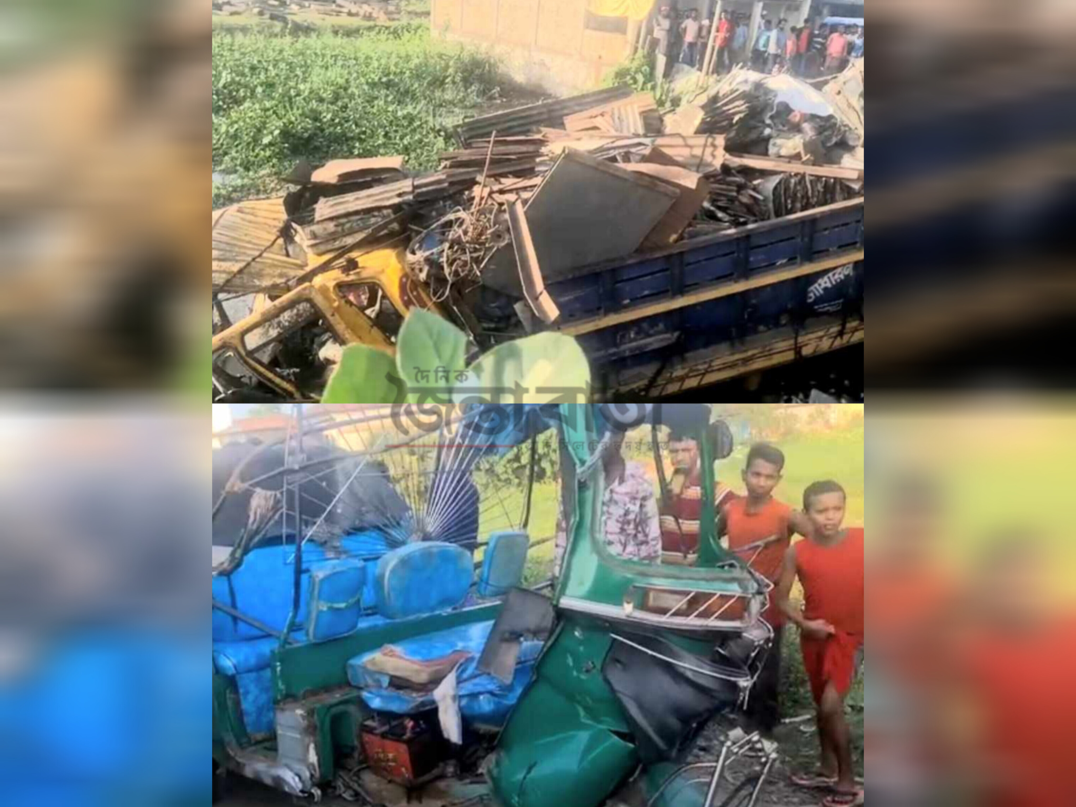 ঢাকা-সিলেট মহাসড়কে ট্রাক সিএনজির সংঘর্ষে নিহত ১, আহত ৫