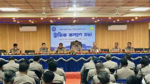 সিলেটে ট্রাফিক বিভাগের কল্যাণ সভা: অপেশাদার আচরণে কঠোর ব্যবস্থা নেওয়ার হুঁশিয়ারি