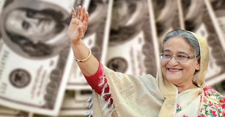 হাসিনার আমলে বাংলাদেশ থেকে ২৩৪ বিলিয়ন ডলার পা'চা'র