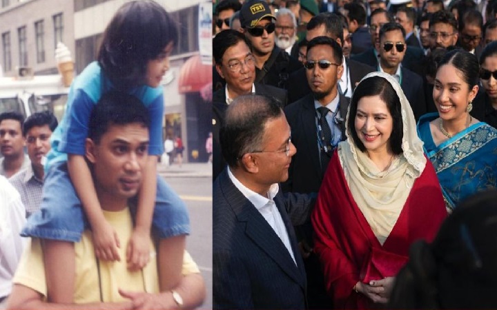 বাবা তারেক রহমানকে নিয়ে আবেগঘন পোস্ট দিলেন জাইমা রহমান