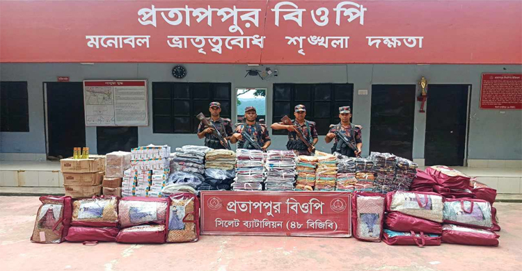 সিলেট-সুনামগঞ্জে ১ কোটি ৪২ লক্ষ টাকার চো রা চা লা নী মালামাল জ*ব্দ