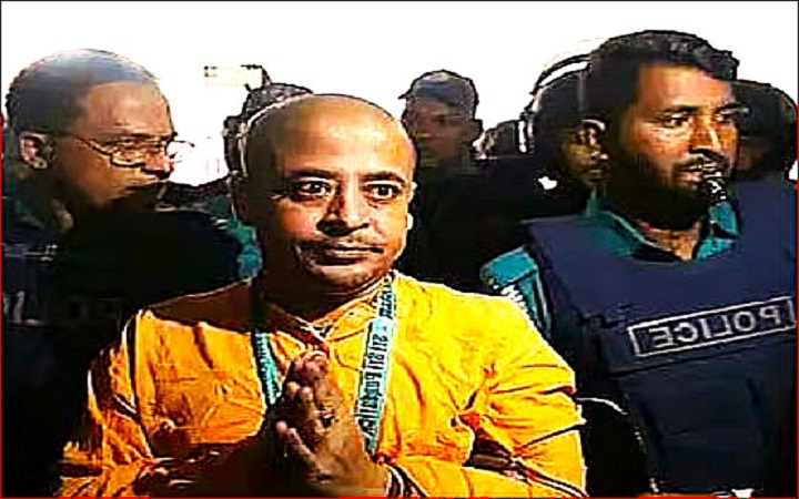 দুই মা/মলায় চিন্ময় কৃষ্ণ দাসের জামিন, তবু মিলছে না মু/ক্তি
