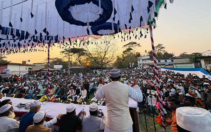 ছাতক-দোয়ারাবাজারে জামায়াত প্রার্থী সালাম মাদানীর  নির্বাচনী সমাবেশ