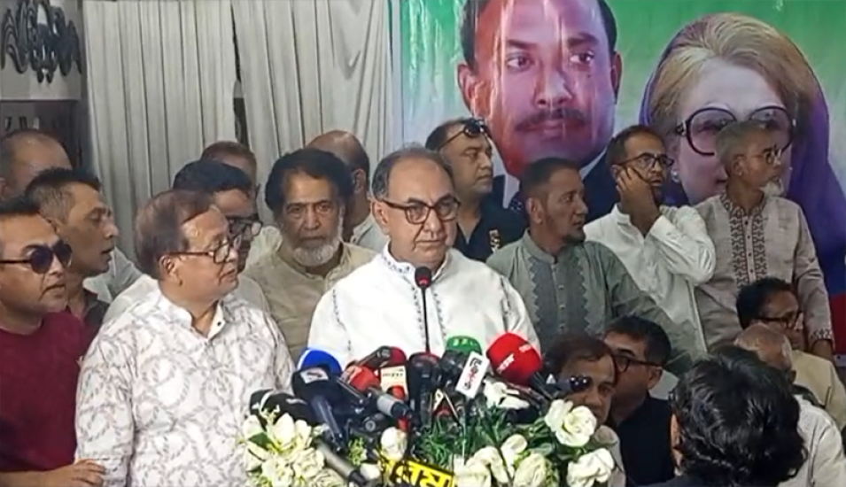 এই সরকার নির্বাচন করতে পারবে না : সিলেটে মীর্জা আব্বাস