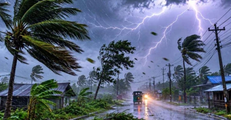 সাত জেলায় ৬০ কিমি বেগে ঝ*ড়ের আ শ ঙ্কা