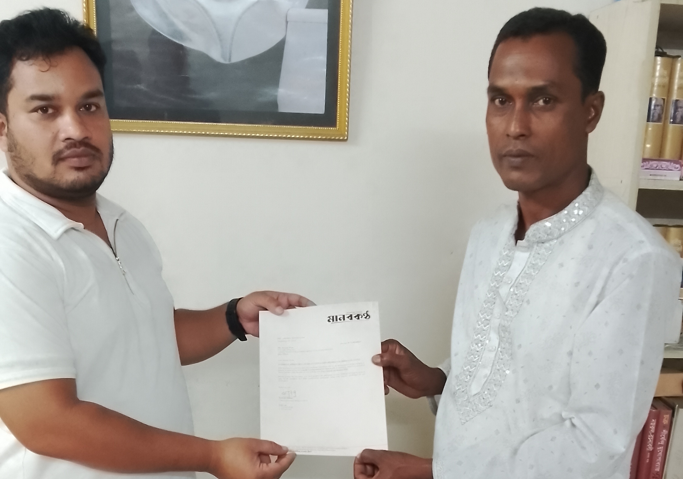 মানবকন্ঠের বিশ্বনাথ প্রতিনিধি হলেন মো. সায়েস্তা মিয়া