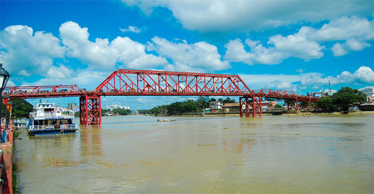 সিলেটে কমছে সুরমা নদীর পানি