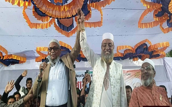 সিলেট-৪ আসনে ধানের শীষের বিজয়ে গোয়াইনঘাটে একই মঞ্চে দুই চৌধুরী