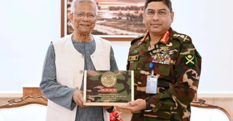 সেনাপ্রধানের সঙ্গে বিদায়ী সাক্ষাৎ :প্রধান উপদেষ্টার