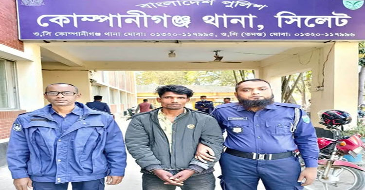 কোম্পানীগঞ্জে ডেবিল হান্টে যু ব লী গ নেতা গ্রে প্তা র