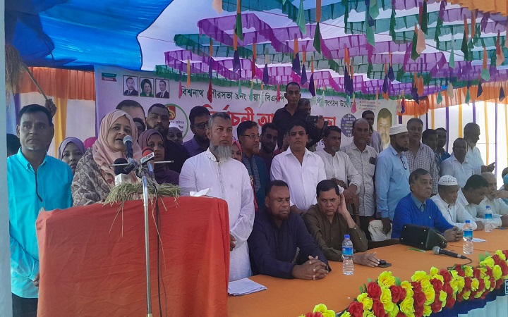 জনগণের অধিকার ও উন্নয়নের অঙ্গীকার বাস্তবায়নে  ধানের শীষ প্রতীকে লুনাকে বিজয়ী করতে হবে