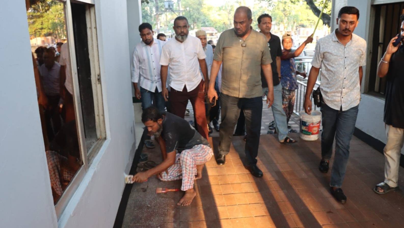 রাষ্ট্রপতিকে স্বাগত জানাতে প্রস্তুত হচ্ছে সিলেট নগরী
