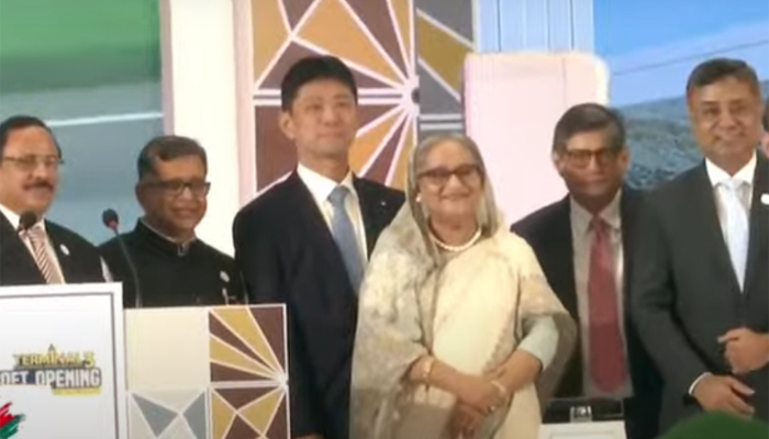 শাহজালালে তৃতীয় টার্মিনালের উদ্বোধন করলেন প্রধানমন্ত্রী
