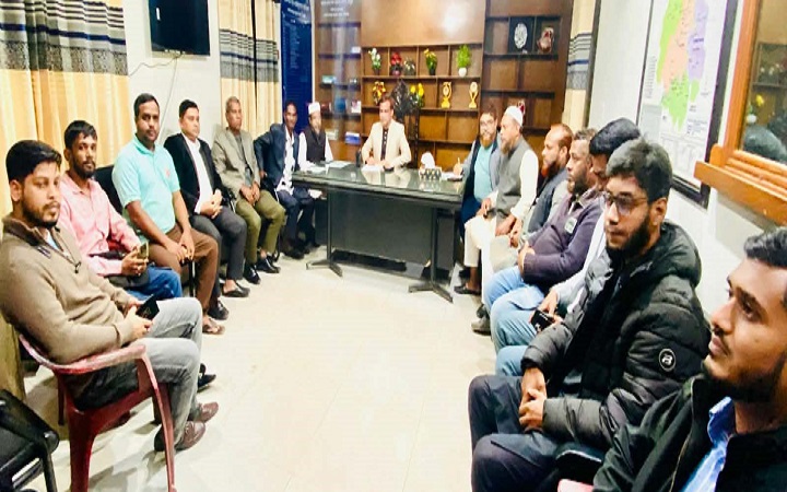 গোলাপগঞ্জে সাংবাদিকদের সঙ্গে  নবাগত ওসির  মতবিনিময়