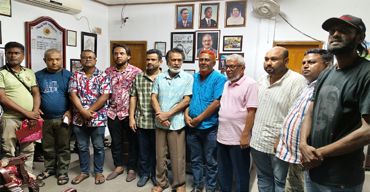 আরিফুল হক চৌধুরীর সাথে ফটো জার্নালিস্ট এসোসিয়েশন সিলেট'র সৌজন্য সাক্ষাৎ