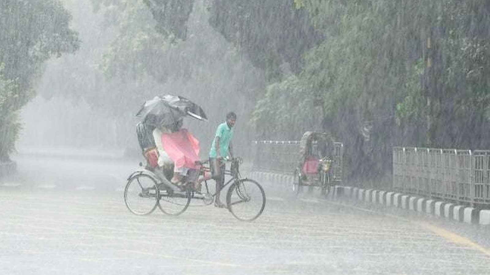 সিলেটসহ কিছু স্থানে ভারি বর্ষণের শ'ঙ্কা