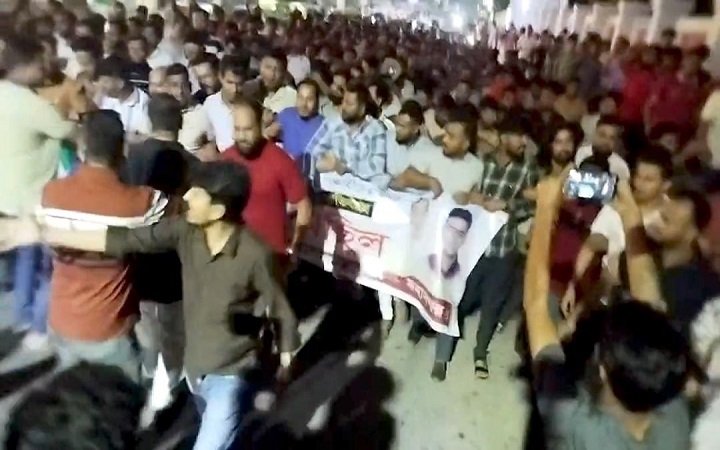 চট্টগ্রামে হামলার প্রতিবাদে সিলেটে ছাত্রদলের বি ক্ষোভ মিছিল