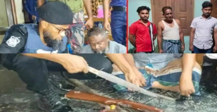 পাথর ব্যবসায়ীর ঘরে আইনশৃঙ্খলা বাহিনীর অভি*যান, উদ্ধার অ স্ত্র ও ম দ