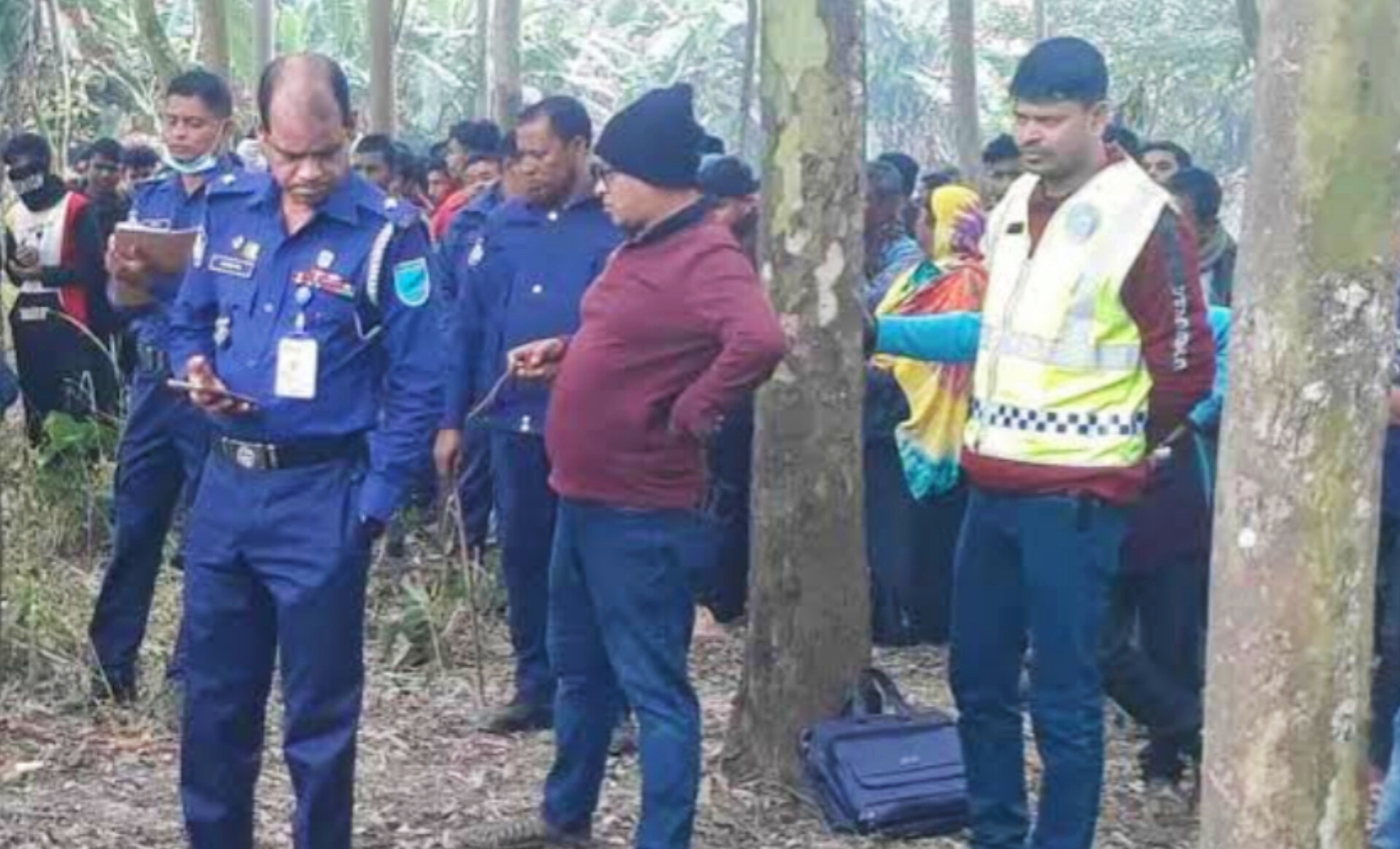 হবিগঞ্জে চা বাগান থেকে আগুনে পোড়া নারীর লাশ উদ্ধার