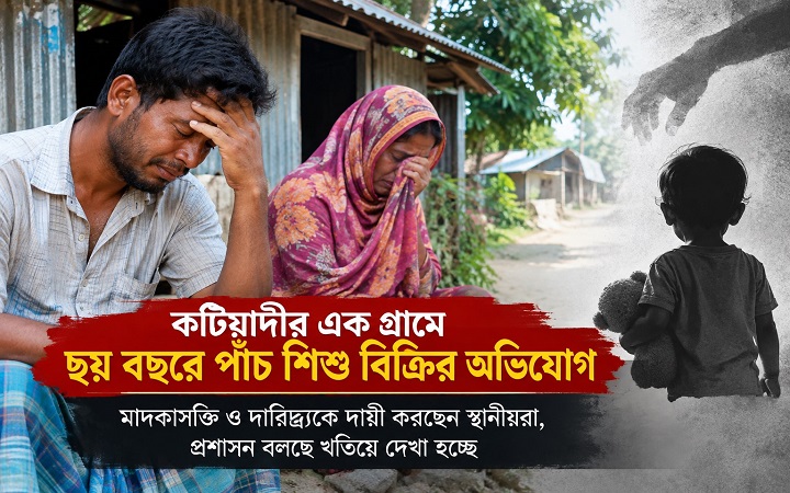 মা/দকের টাকা জোগাড়ে সন্তান বি/ক্রি