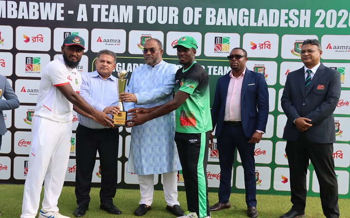জিম্বাবুয়ে ‘এ’ দলের সঙ্গে ড্র করল বাংলাদেশ ইমার্জিং দল