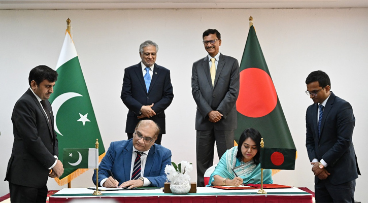 বাংলাদেশ-পাকিস্তানের ৬ চুক্তি-সমঝোতা সই