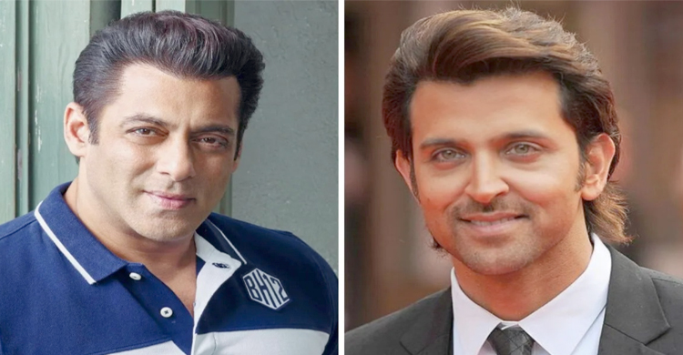 নতুন বছরে এক ফ্রেমে সালমান-হৃতিক