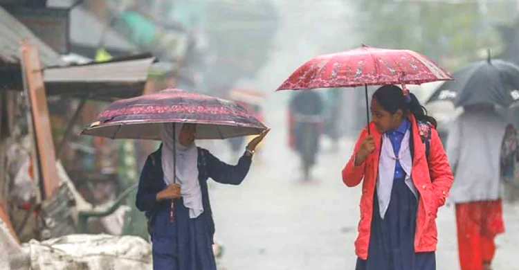 সিলেটের দু'এক জায়গায়  ব জ্র সহ বৃষ্টি হতে পারে
