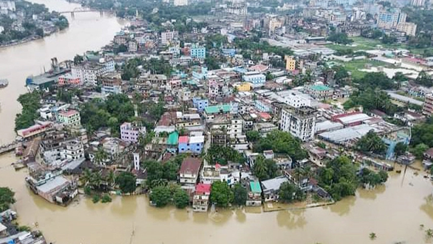 প্লাবনের ঝুঁ'কিতে সিলেট বিভাগের দুই জেলা