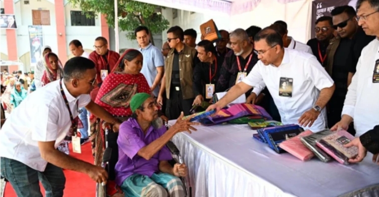 শাহাদাতবার্ষিকীতে দুস্থদের পাশে বিএনপি, কর্মসূচির উদ্বোধন তারেক রহমানের