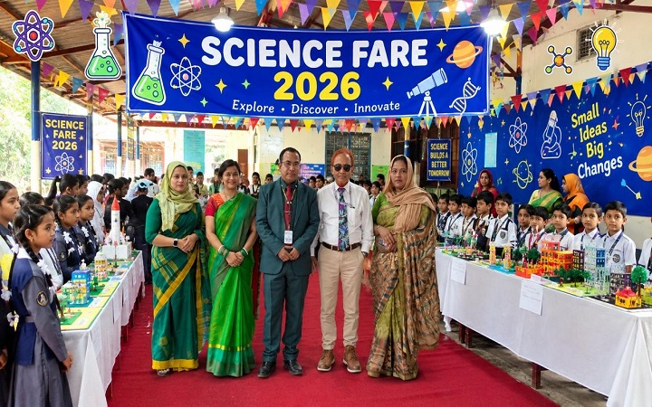 বিজ্ঞান মেলা ২০২৬ স্কলার্সহোম শিবগঞ্জে শিক্ষার্থীদের উদ্ভাবনী ভাবনার প্রদর্শনী