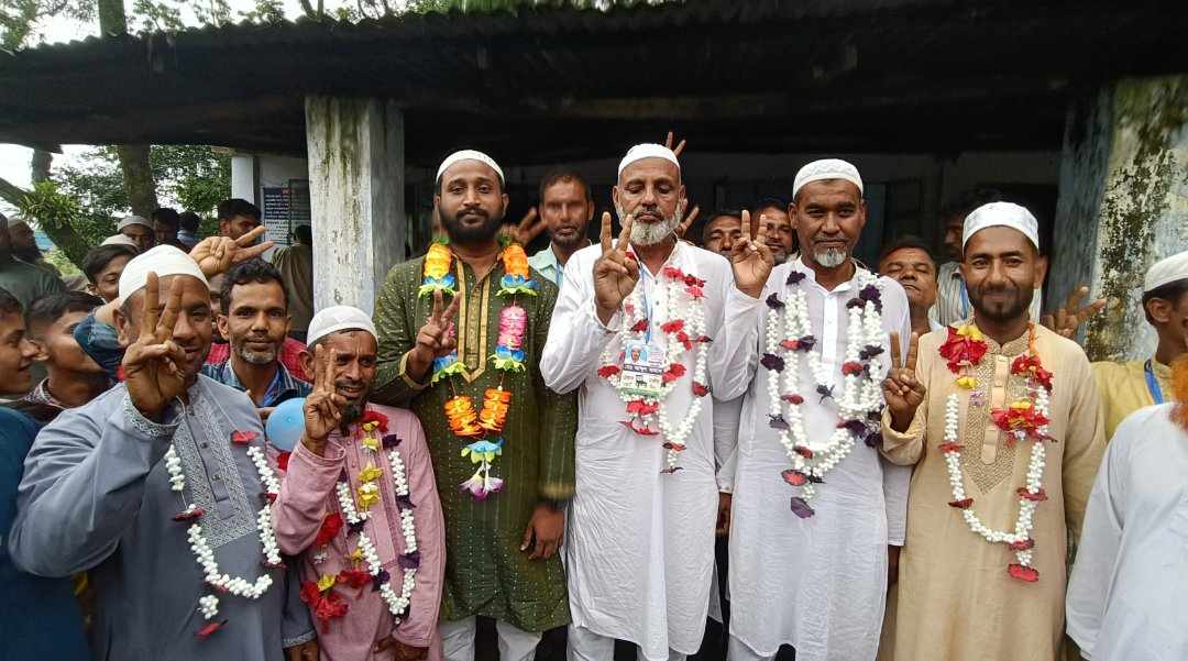 জৈন্তাপুরে শ্রীপুর বালু পাথর ব্যবসায়ী সমিতির নির্বাচন সম্পন্ন 