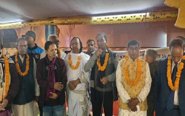 জগন্নাথপুরের বাসুদেব মন্দিরে ১৬ প্রহরব্যাপী ৩৯তম বার্ষিক নামযজ্ঞ মহোৎসব শুরু