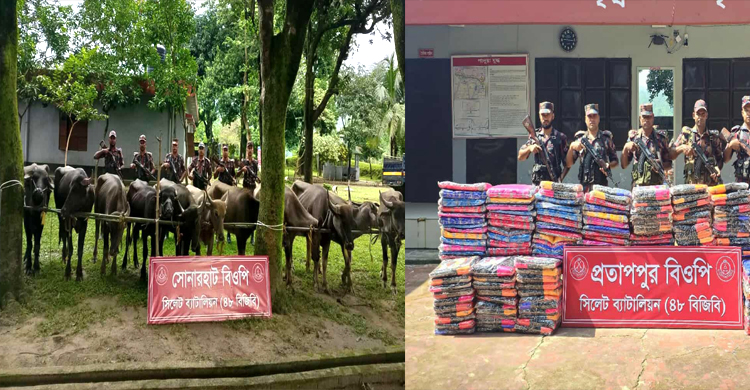 সিলেট ও সুনামগঞ্জ সী মা ন্তে কোটি টাকার পণ্য আ ট ক
