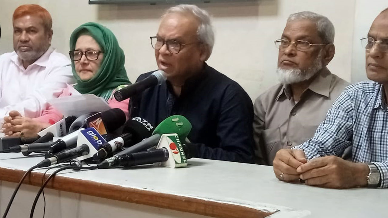 দেশে মত প্রকাশের স্বাধীনতার ছিটেফোঁটাও নেই : রিজভী