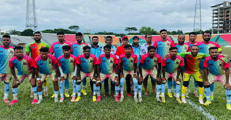 গোয়াইনঘাটকে ১-০ গোলে হারিয়ে কোয়ার্টার ফাইনালে ওসমানীনগর