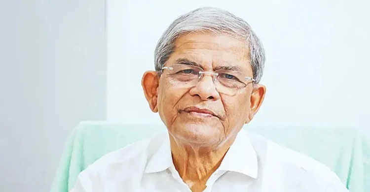 জামায়াত আমির কখনোই সুষ্ঠু চিন্তা করেন না: মির্জা ফখরুল