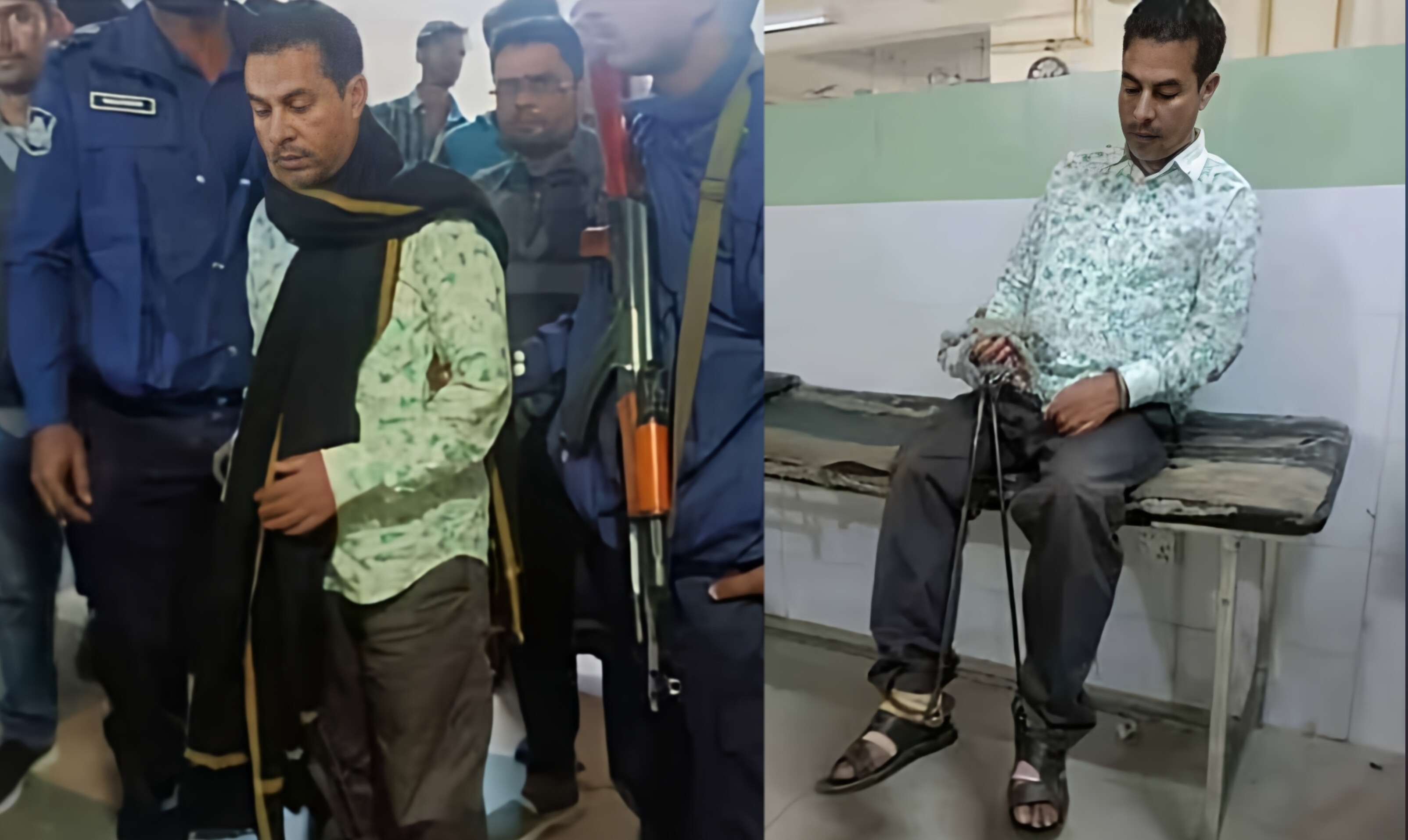 হবিগঞ্জে অসুস্থ যুবদল নেতাকে &zwnj;&lsquo;ডান্ডাবেড়ি&rsquo; পরিয়ে পাঠানো হলো হাসপাতালে