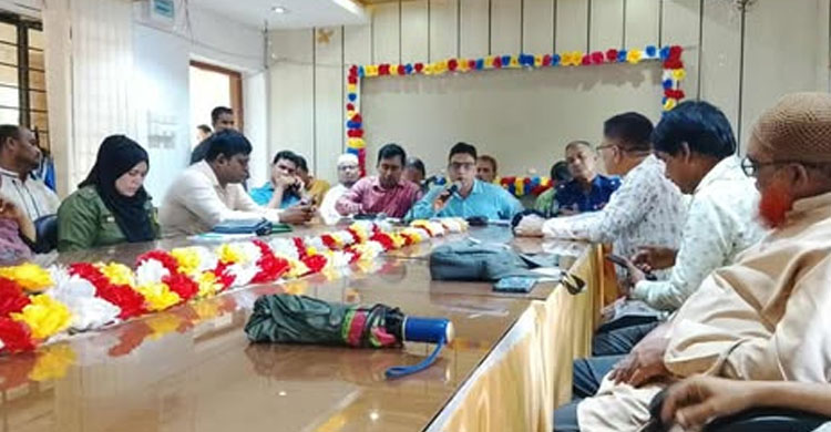 কোম্পানিগঞ্জে দুর্গাপূজা উদযাপন উপলক্ষে প্রস্তুতি সভা