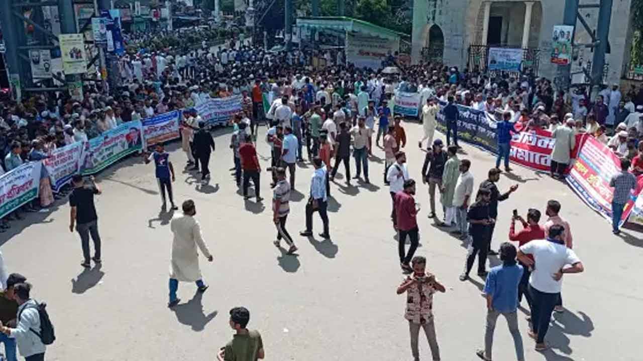 অধিকার আদায়ে সিলেটে এক ঘণ্টার 'শাটডাউন'