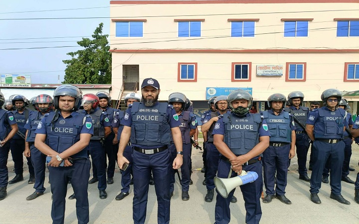 কোম্পানীগঞ্জে পুলিশের ফোর্স মোবিলাইজেশন ড্রিল অনুষ্ঠিত